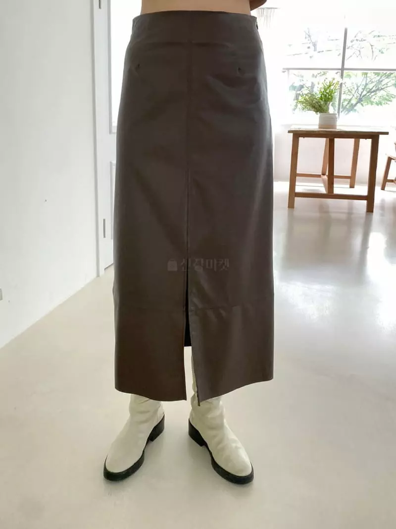 Of Course - Korean Women Fashion - #womensfashion - Leather Skirt - 6