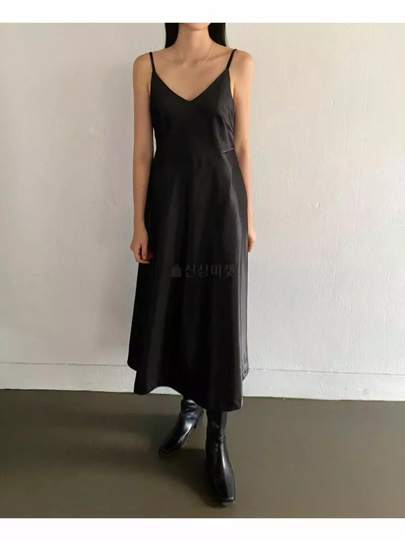 Of Course - Korean Women Fashion - #womensfashion - Blan Satin One-piece - 9