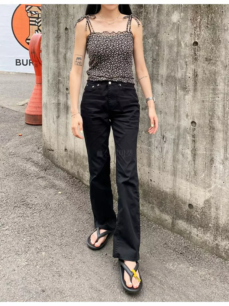 Of Course - Korean Women Fashion - #womensfashion - Ribbon Flow Top - 2