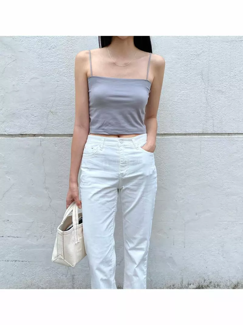 Of Course - Korean Women Fashion - #womensfashion - Low Sleeveless Top - 2