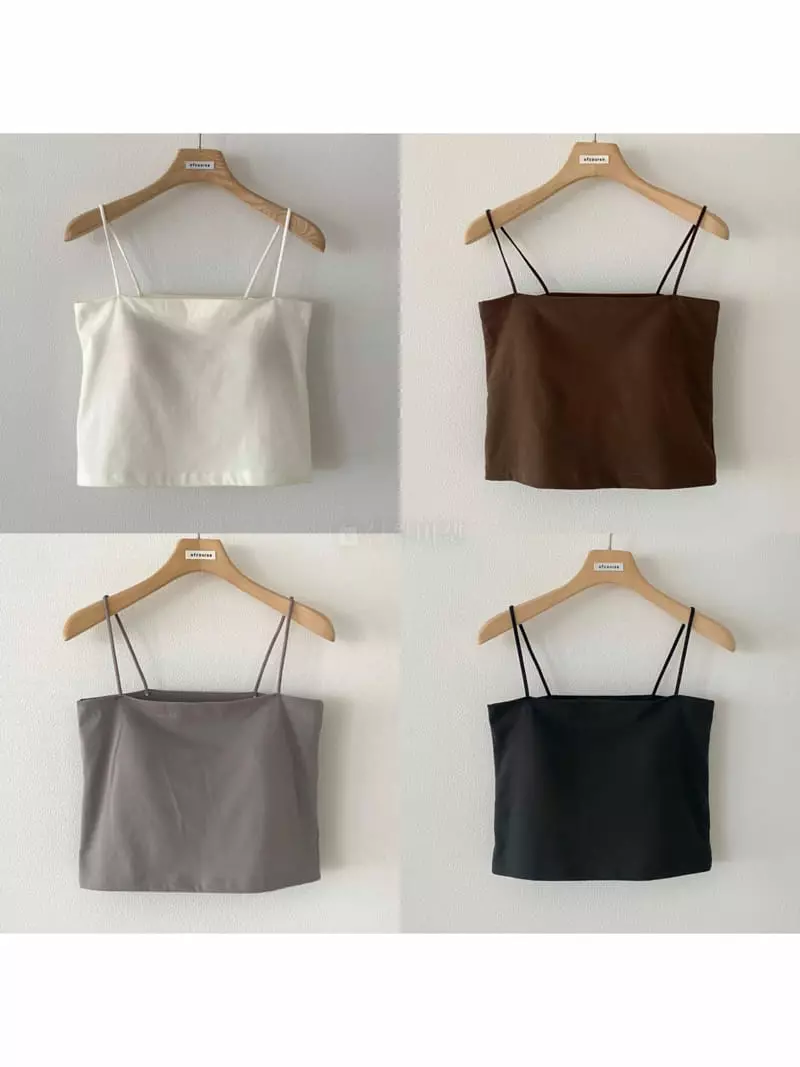 Of Course - Korean Women Fashion - #momslook - Low Sleeveless Top - 4