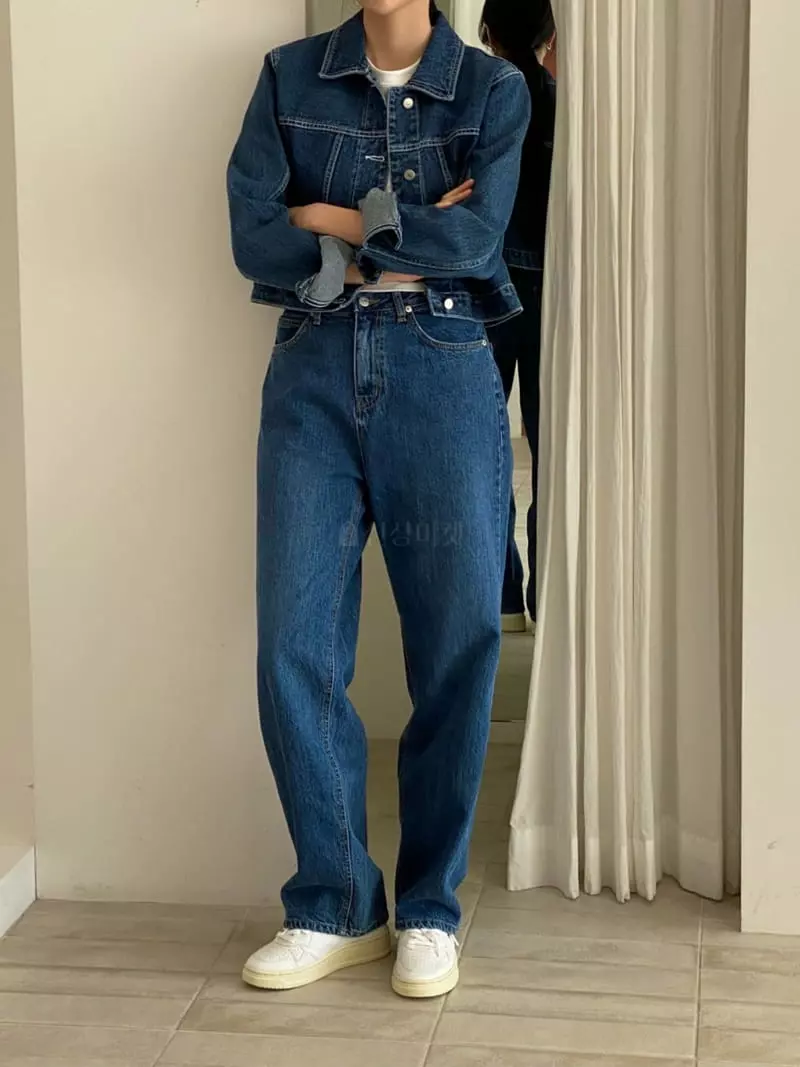 Of Course - Korean Women Fashion - #womensfashion - New Live Denim Jacket - 2