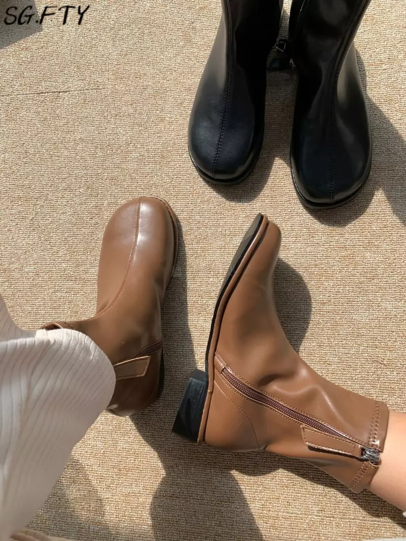 Onandon - Korean Women Fashion - #momslook - 6720 Boots - 12