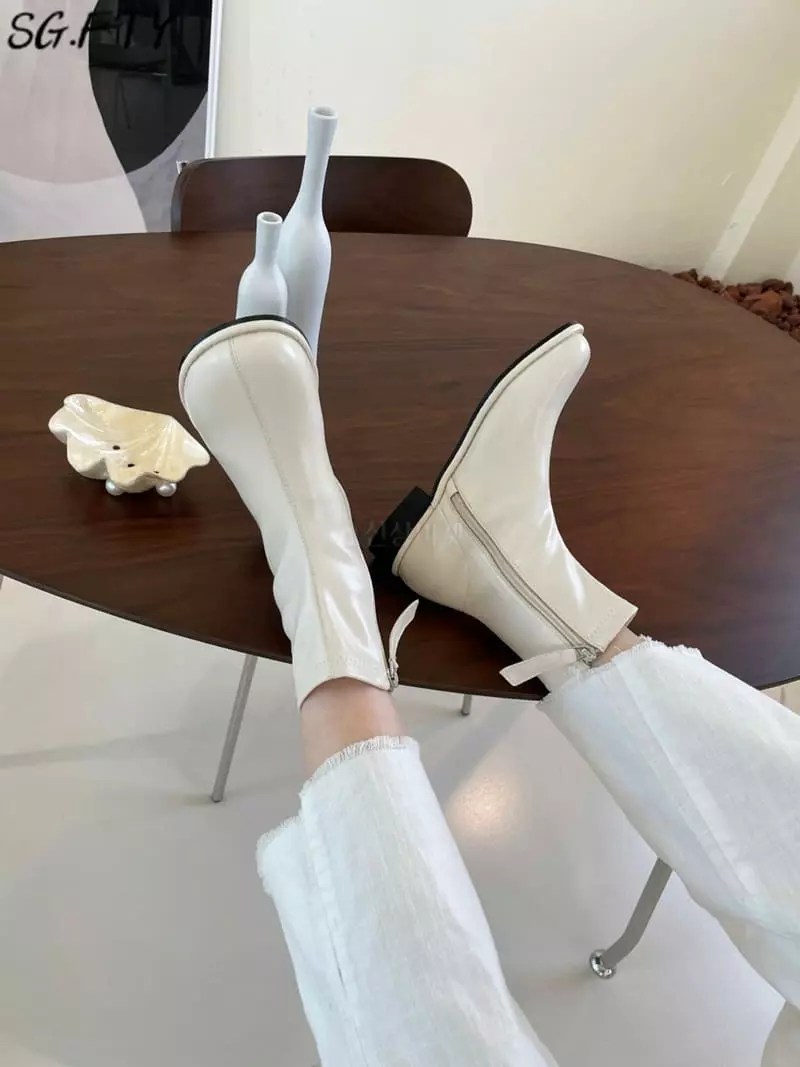 Onandon - Korean Women Fashion - #momslook - 6720 Boots - 5