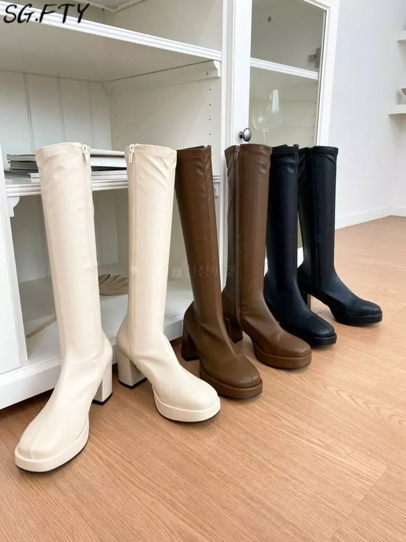 Onandon - Korean Women Fashion - #momslook - 6017 Boots