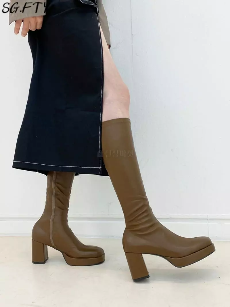 Onandon - Korean Women Fashion - #momslook - 6017 Boots - 11