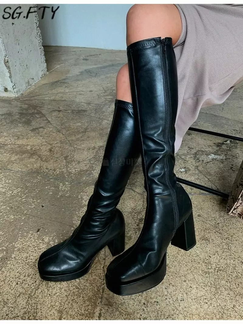 Onandon - Korean Women Fashion - #momslook - 6017 Boots - 3