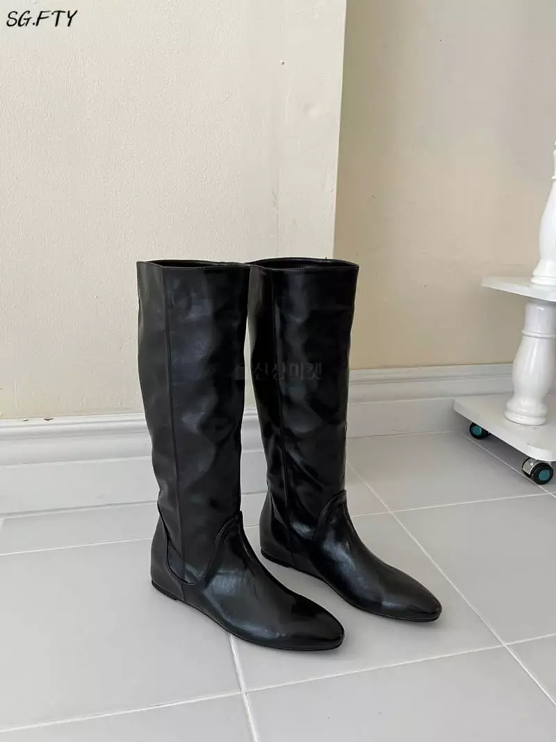 Onandon - Korean Women Fashion - #momslook - 507 Boots - 2