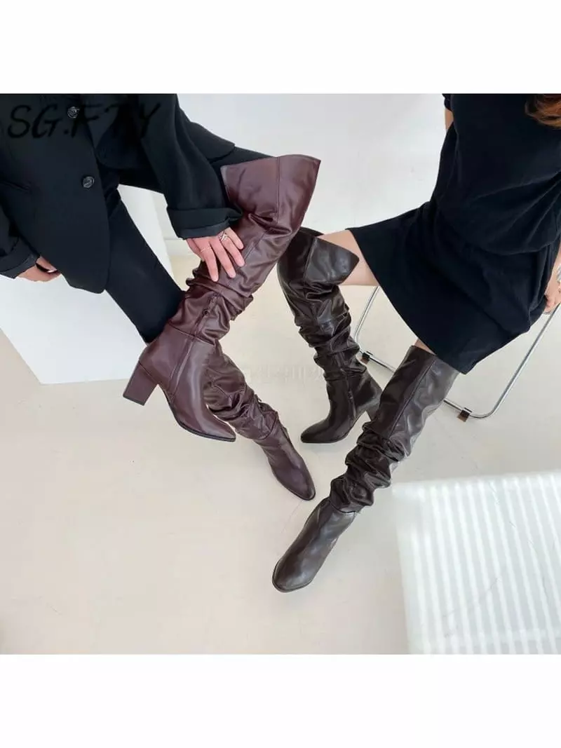 Onandon - Korean Women Fashion - #momslook - 9017 Boots - 11