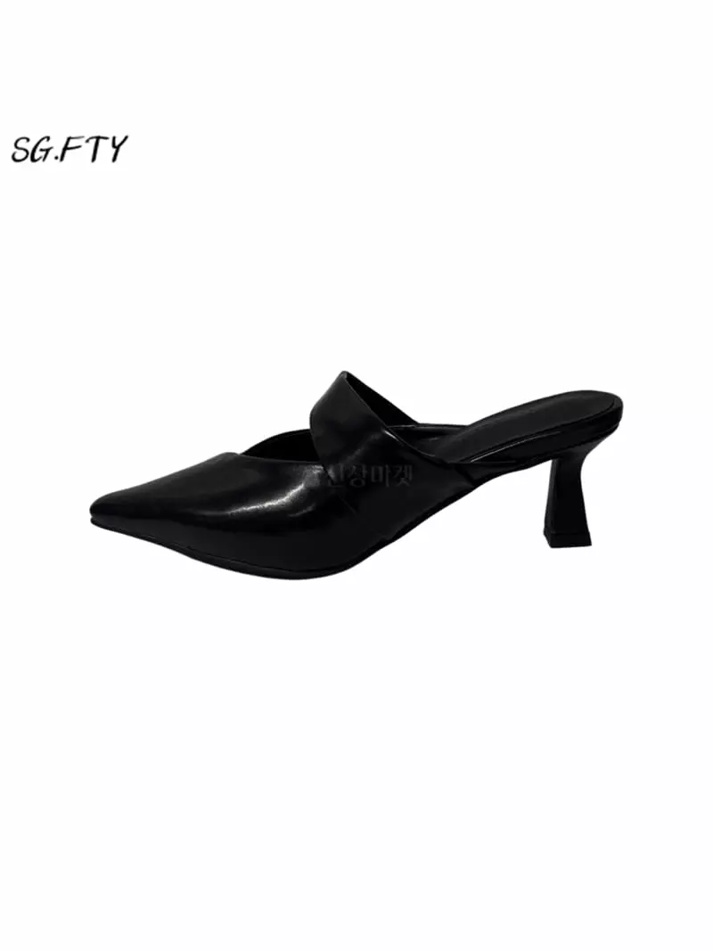 Onandon - Korean Women Fashion - #restrostyle - 0502 Mule Heel - 6