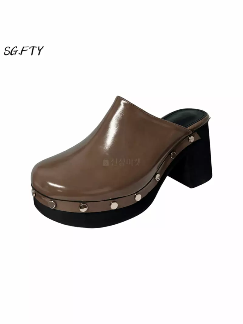 Onandon - Korean Women Fashion - #restrostyle - 93005 Mule - 12