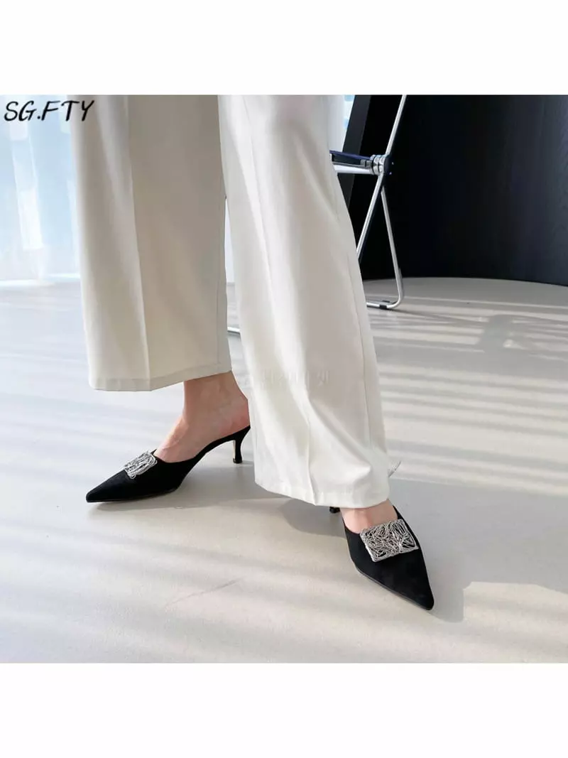 Onandon - Korean Women Fashion - #restrostyle - 9012 Mule Heel - 3