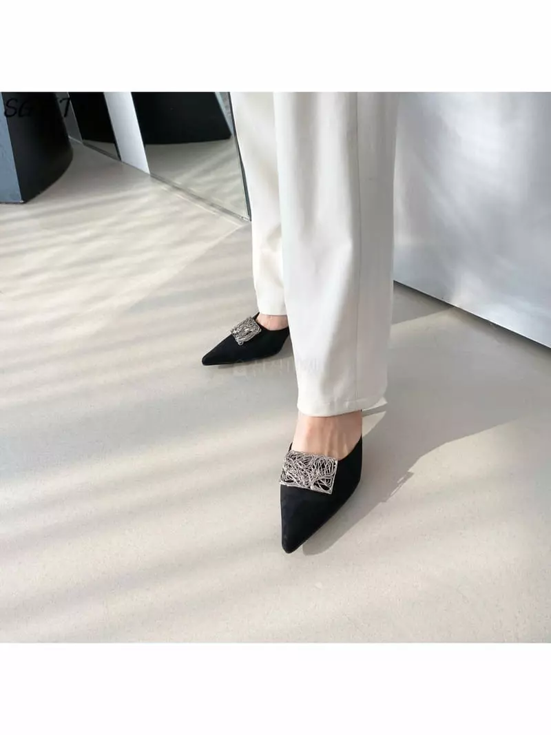 Onandon - Korean Women Fashion - #restrostyle - 9012 Mule Heel - 4