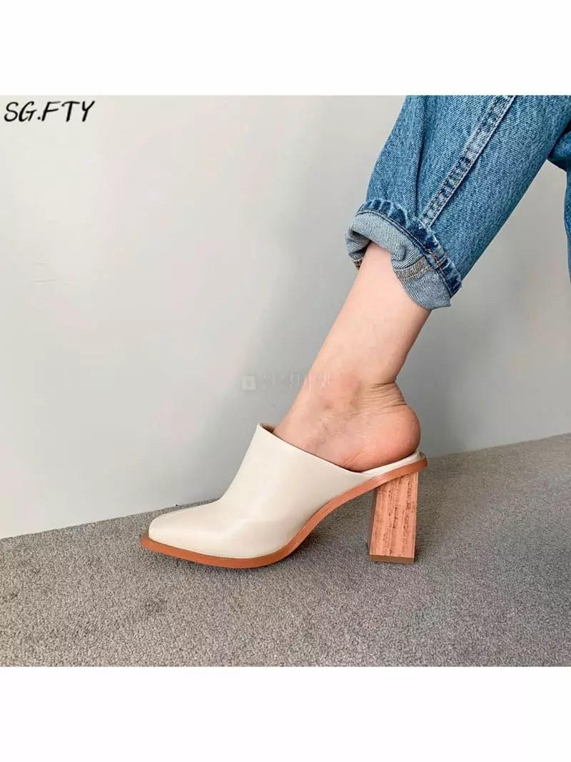 Onandon - Korean Women Fashion - #vintageinspired - 9023 Mule Heel - 2