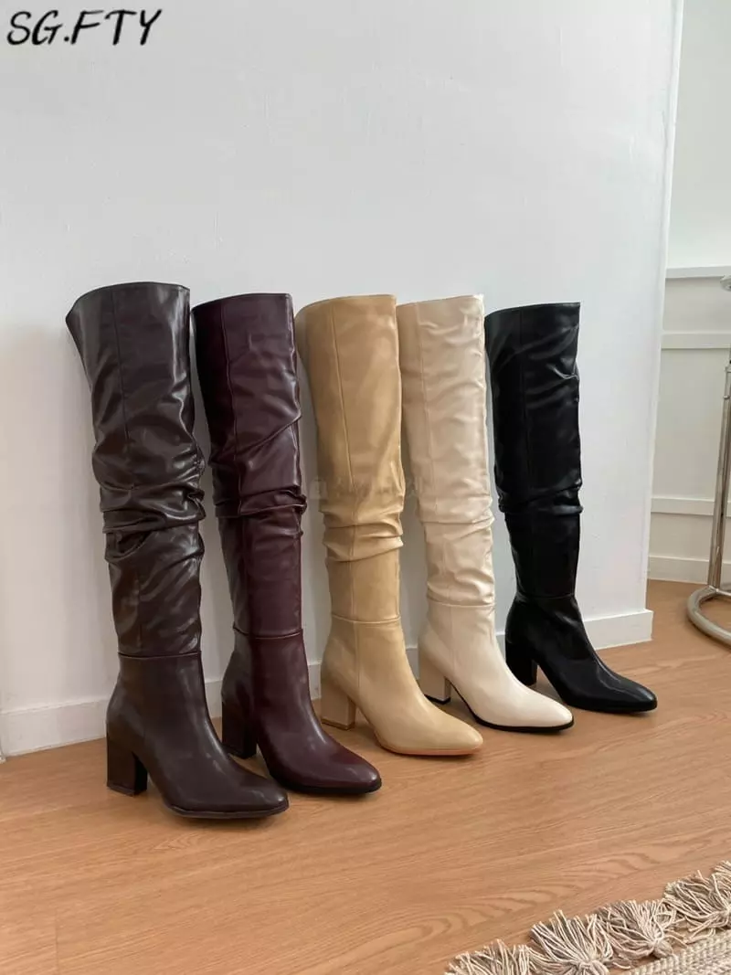 Onandon - Korean Women Fashion - #vintageinspired - 9017 Boots