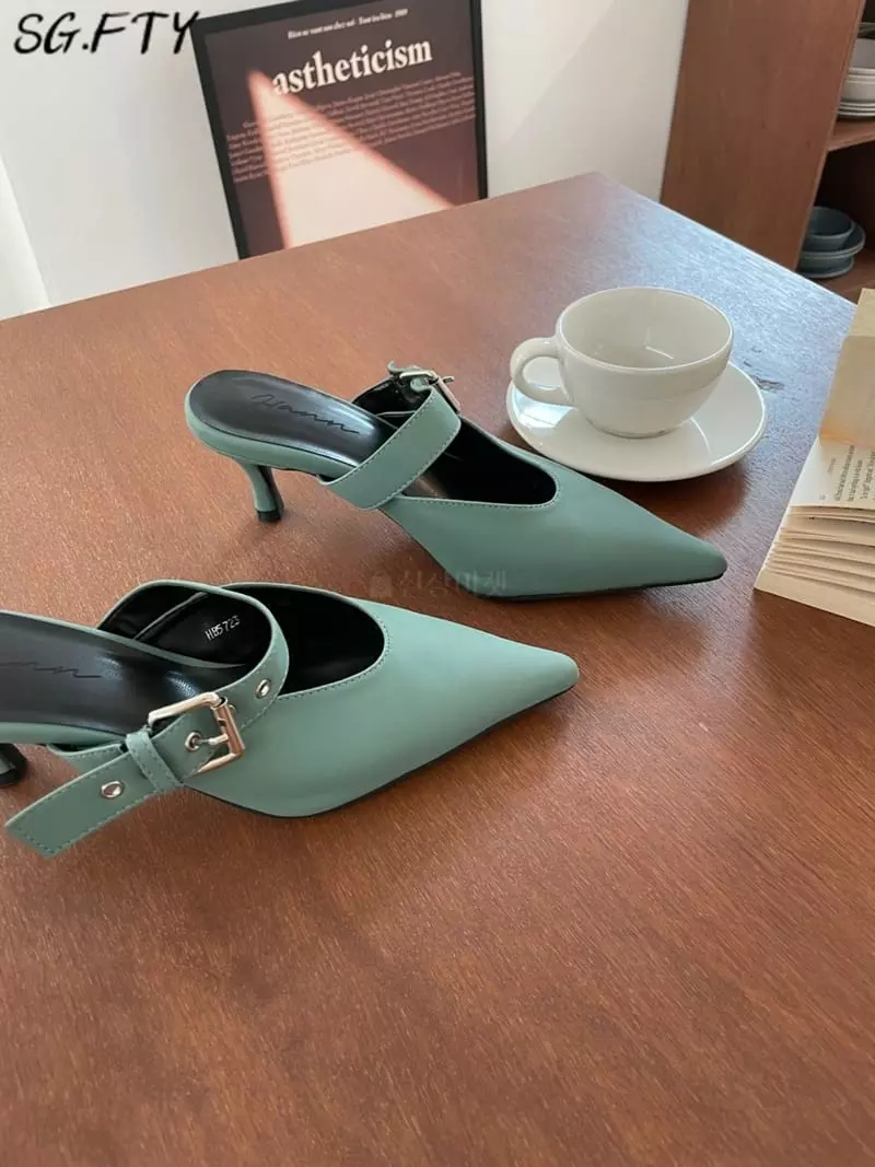 Onandon - Korean Women Fashion - #vintagekidsstyle - 5723 Sandal Heel - 8