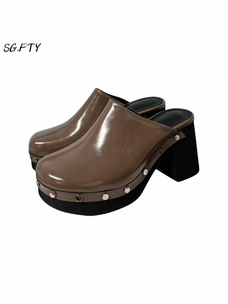 Onandon - Korean Women Fashion - #vintagekidsstyle - 93005 Mule - 10