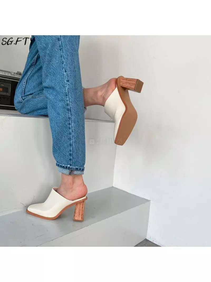 Onandon - Korean Women Fashion - #vintagekidsstyle - 9023 Mule Heel - 3