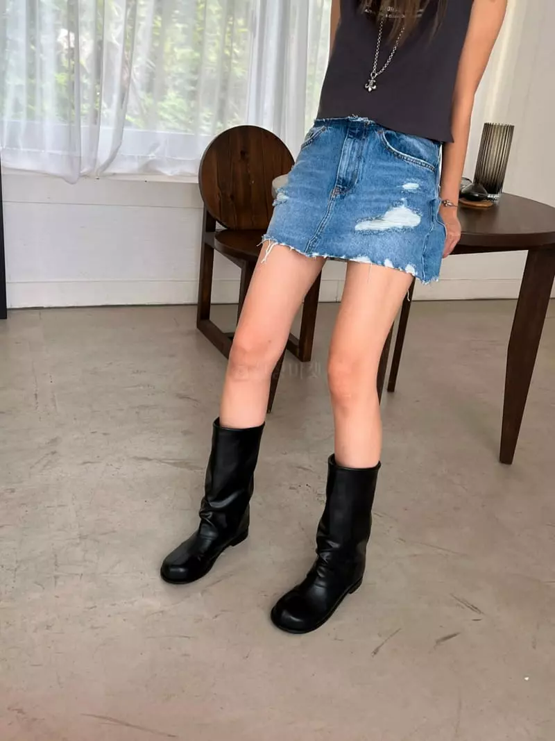 Onandon - Korean Women Fashion - #momslook - 0504 Boots - 4