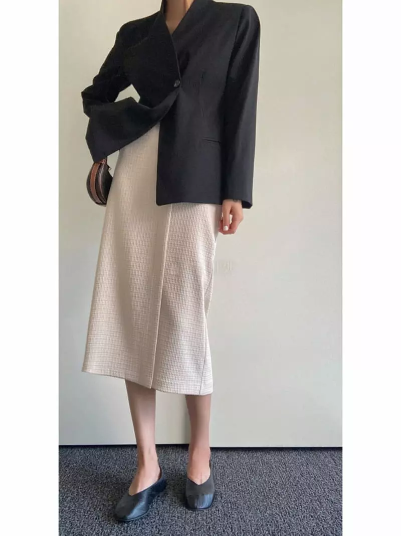 Ondo - Korean Women Fashion - #momslook - Embo Skirt - 2