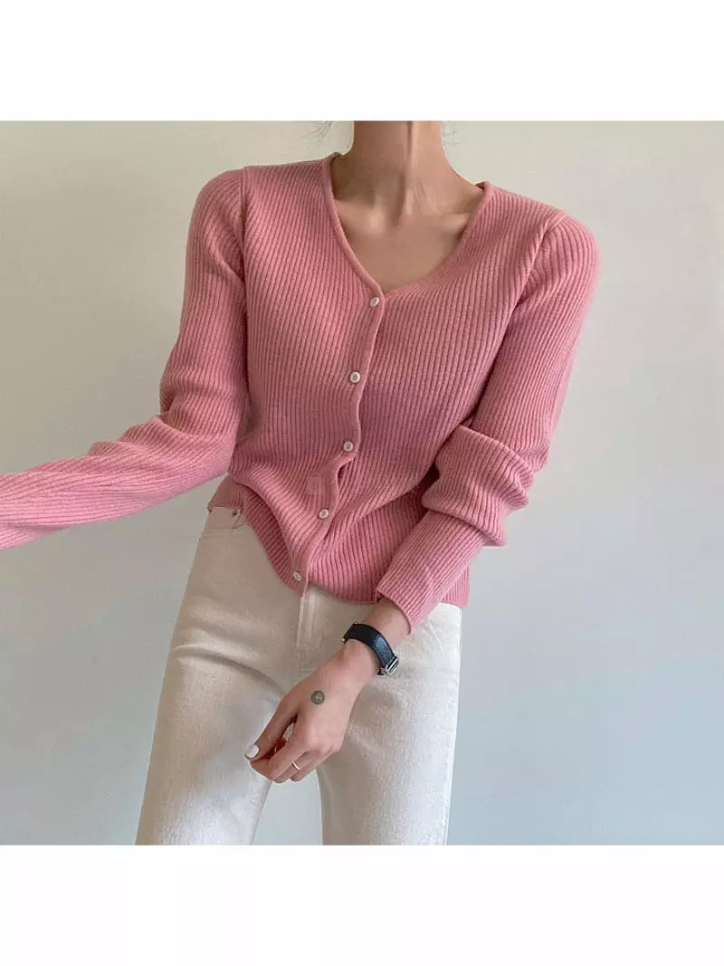 Ondo - Korean Women Fashion - #pursuepretty - Rib Cardigan