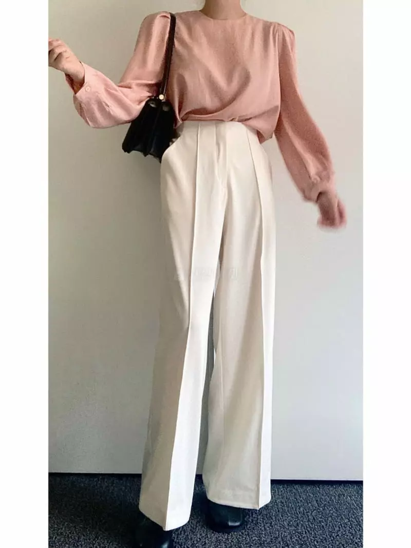 Ondo - Korean Women Fashion - #restrostyle - Pintuck Pants