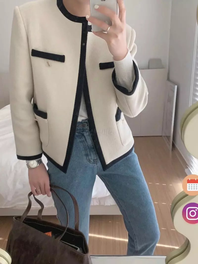 Ondo - Korean Women Fashion - #thatsdarling - Color Jacket - 2