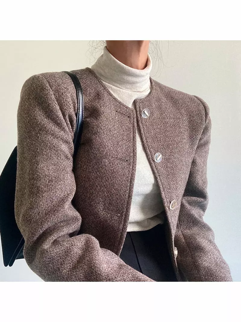 Ondo - Korean Women Fashion - #womensfashion - Basic Jacket - 5