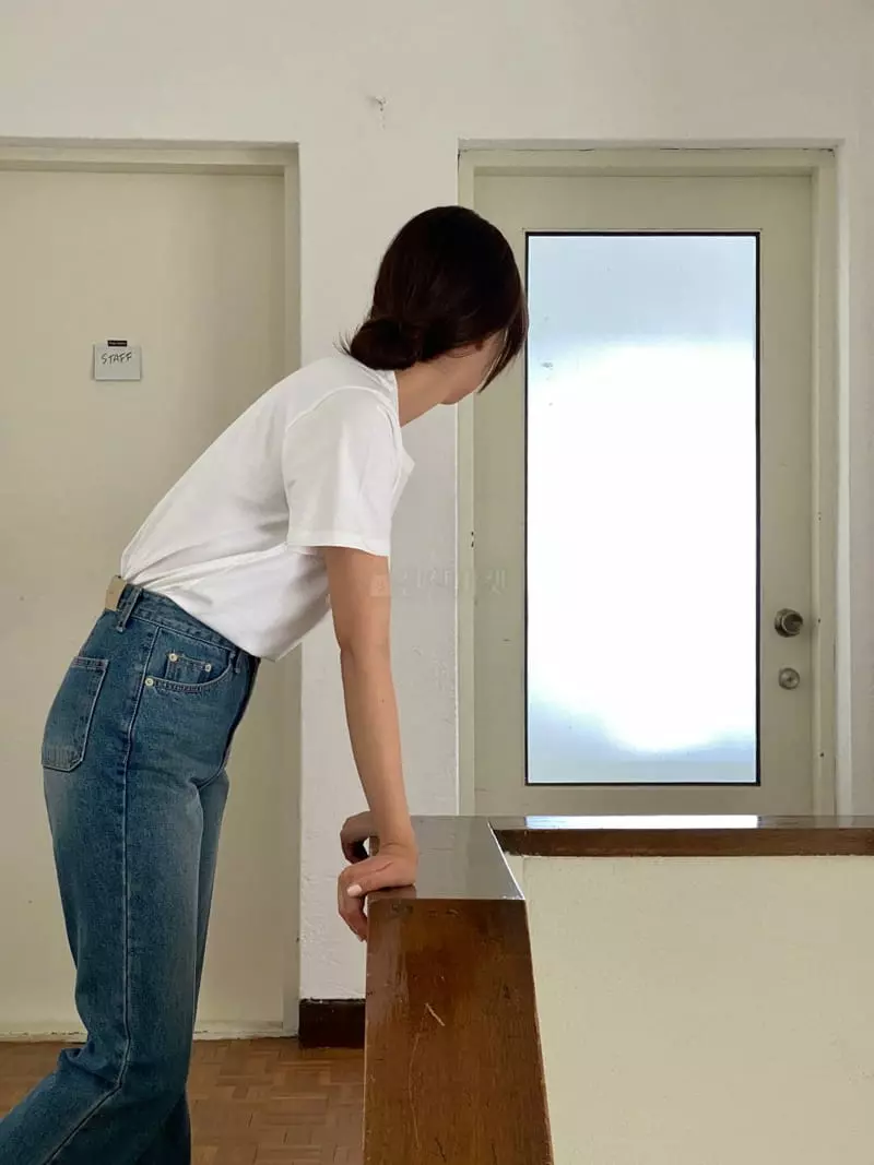 Oneand - Korean Women Fashion - #momslook - Mori Round Tee - 3