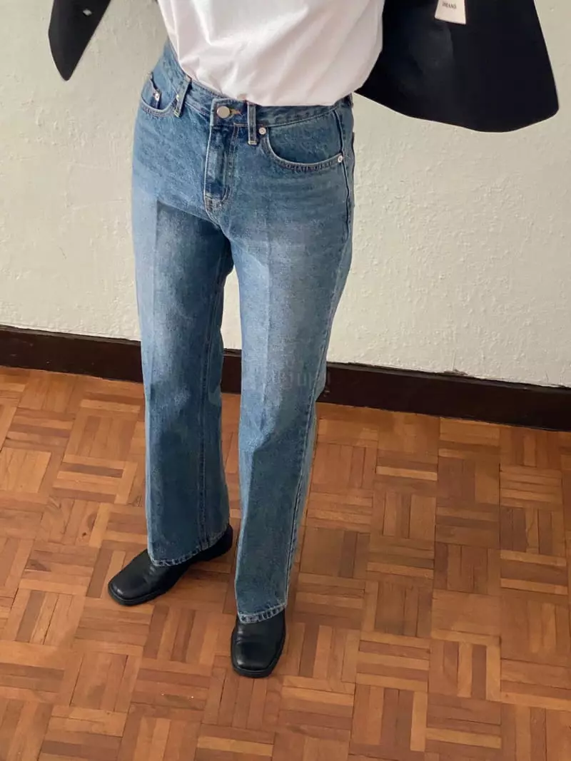 Oneand - Korean Women Fashion - #momslook - 320 Blue Jeans - 2