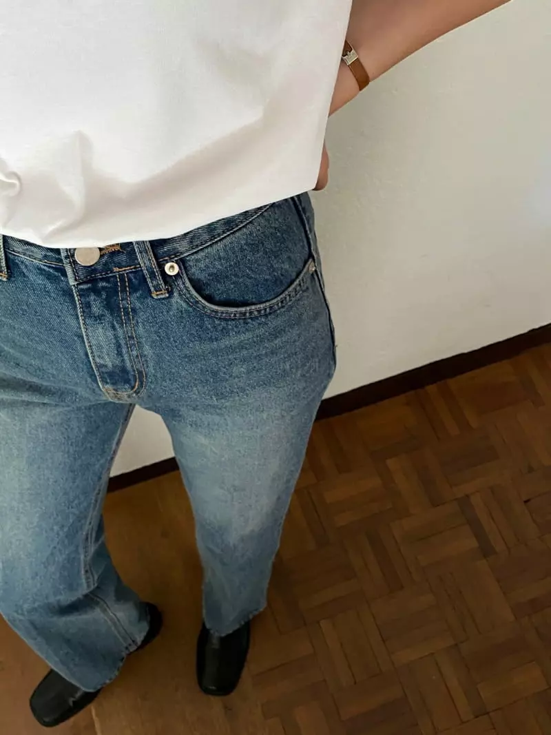 Oneand - Korean Women Fashion - #womensfashion - 320 Blue Jeans - 4