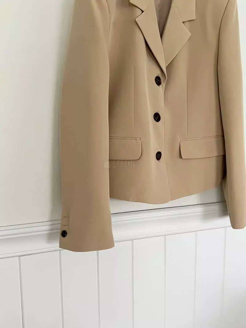 Oneand - Korean Women Fashion - #momslook - Flat Jacket - 11
