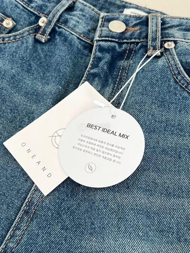 Oneand - Korean Women Fashion - #restrostyle - 320 Blue Jeans - 11