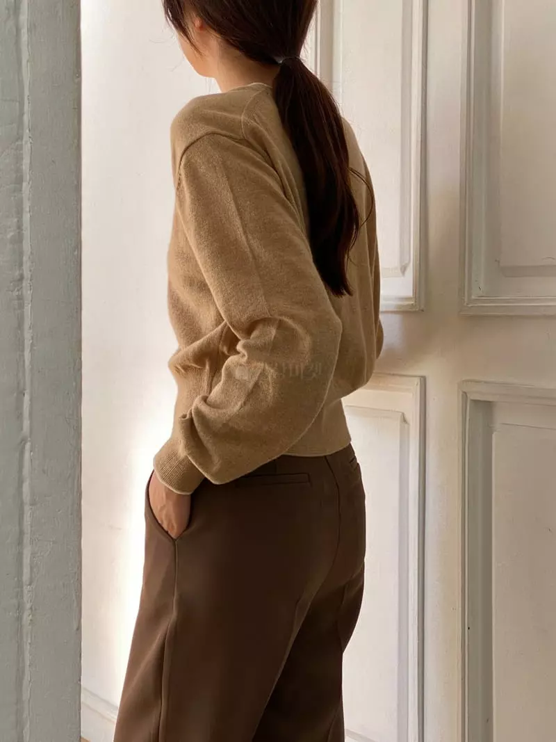 Oneand - Korean Women Fashion - #restrostyle - Cash Color Cardigan - 4