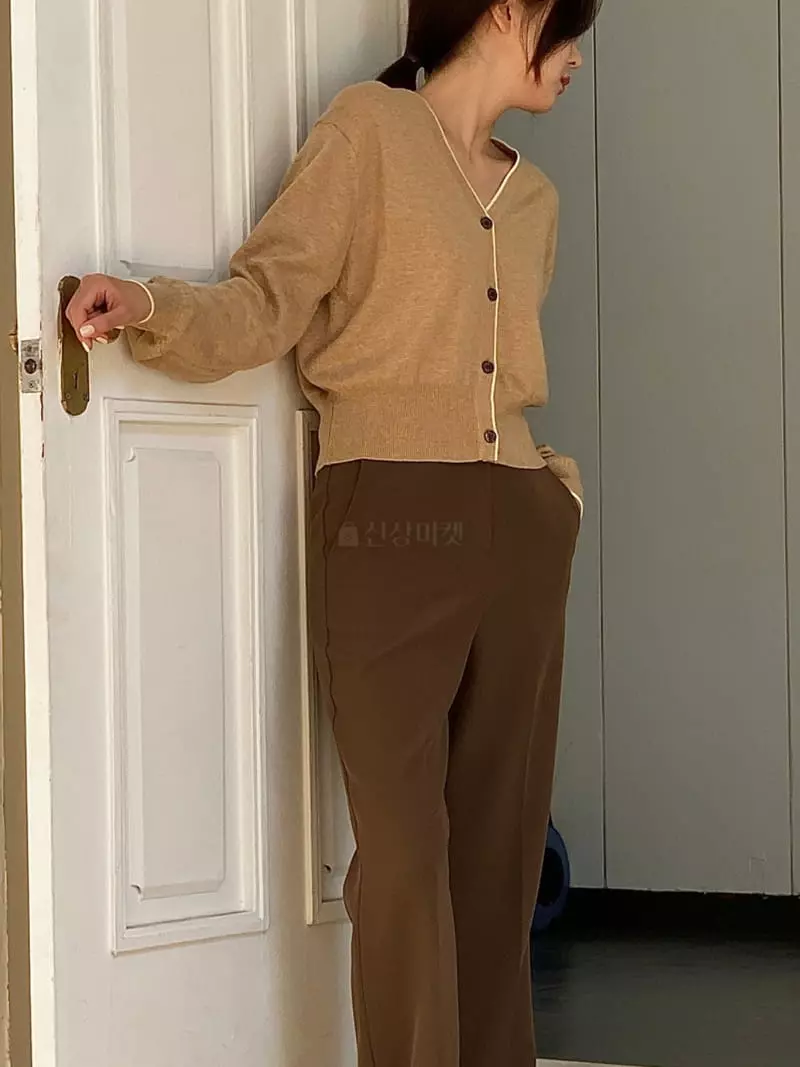 Oneand - Korean Women Fashion - #shopsmall - Cash Color Cardigan - 5