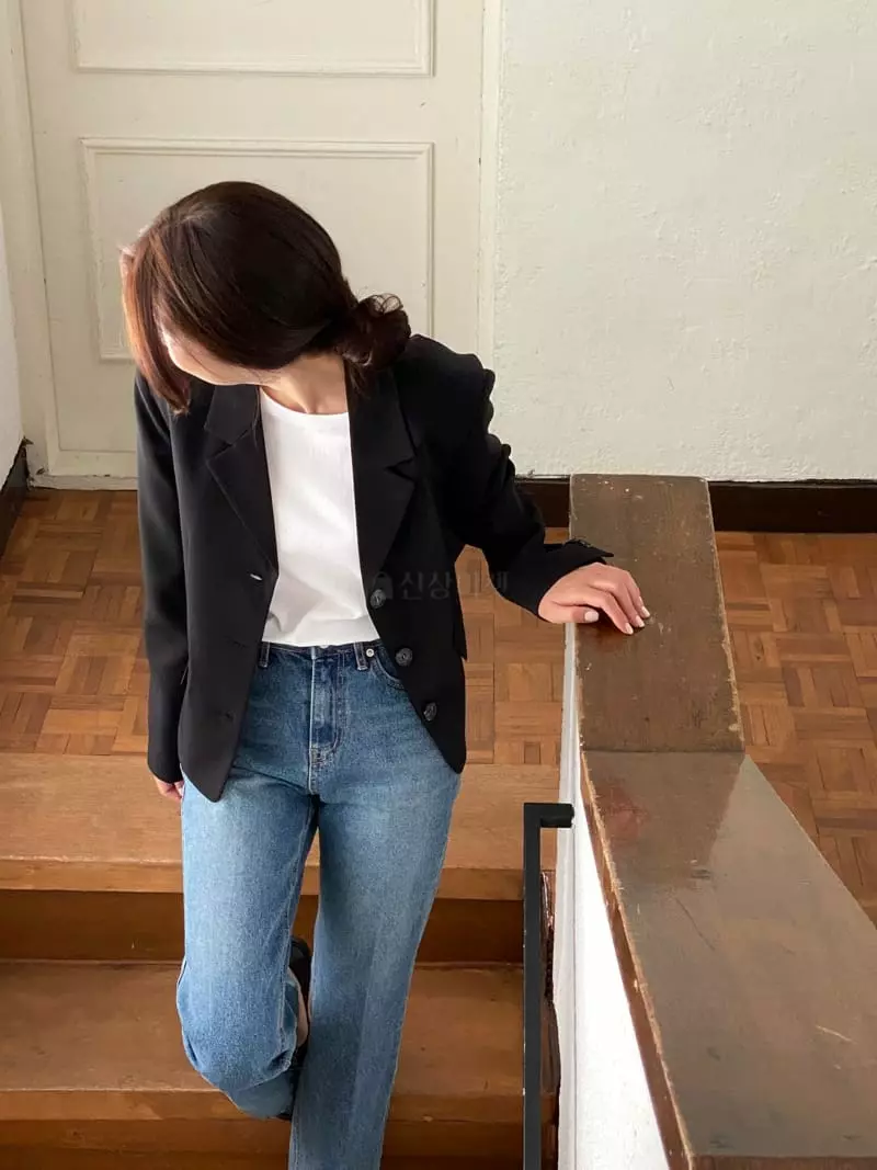 Oneand - Korean Women Fashion - #vintageinspired - Flat Jacket - 3