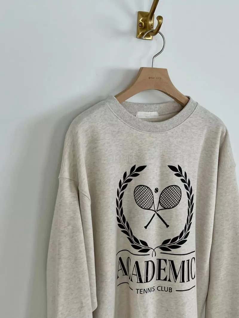 Oneand - Korean Women Fashion - #vintageinspired - Tennis Sweatshirt - 2