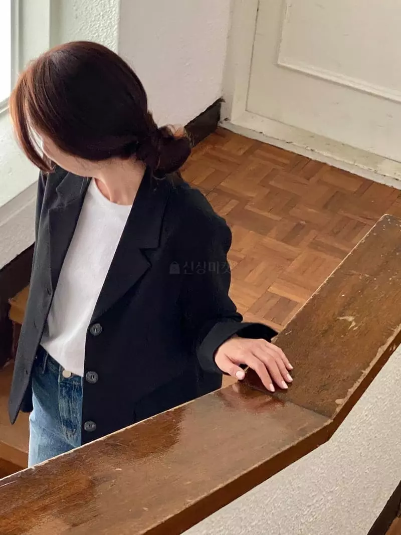 Oneand - Korean Women Fashion - #vintageinspired - Flat Jacket - 4