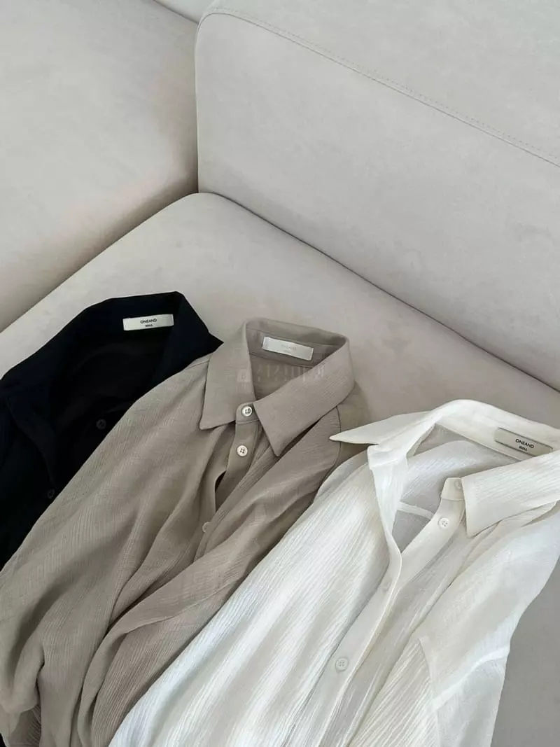 Oneand - Korean Women Fashion - #womensfashion - Silhouette Blouse - 6