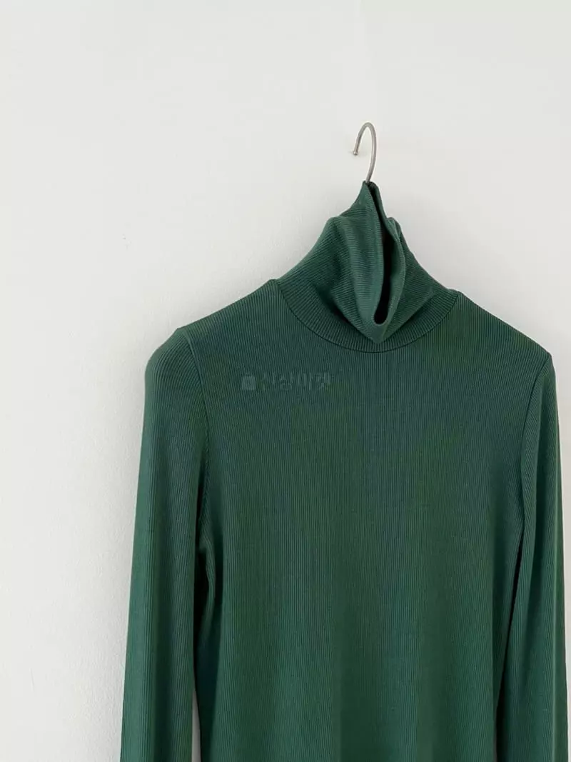 Oneand - Korean Women Fashion - #womensfashion - Basic Turtleneck Tee - 3
