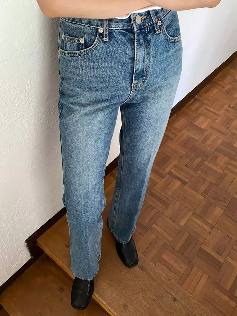 Oneand - Korean Women Fashion - #womensfashion - 320 Blue Jeans - 3