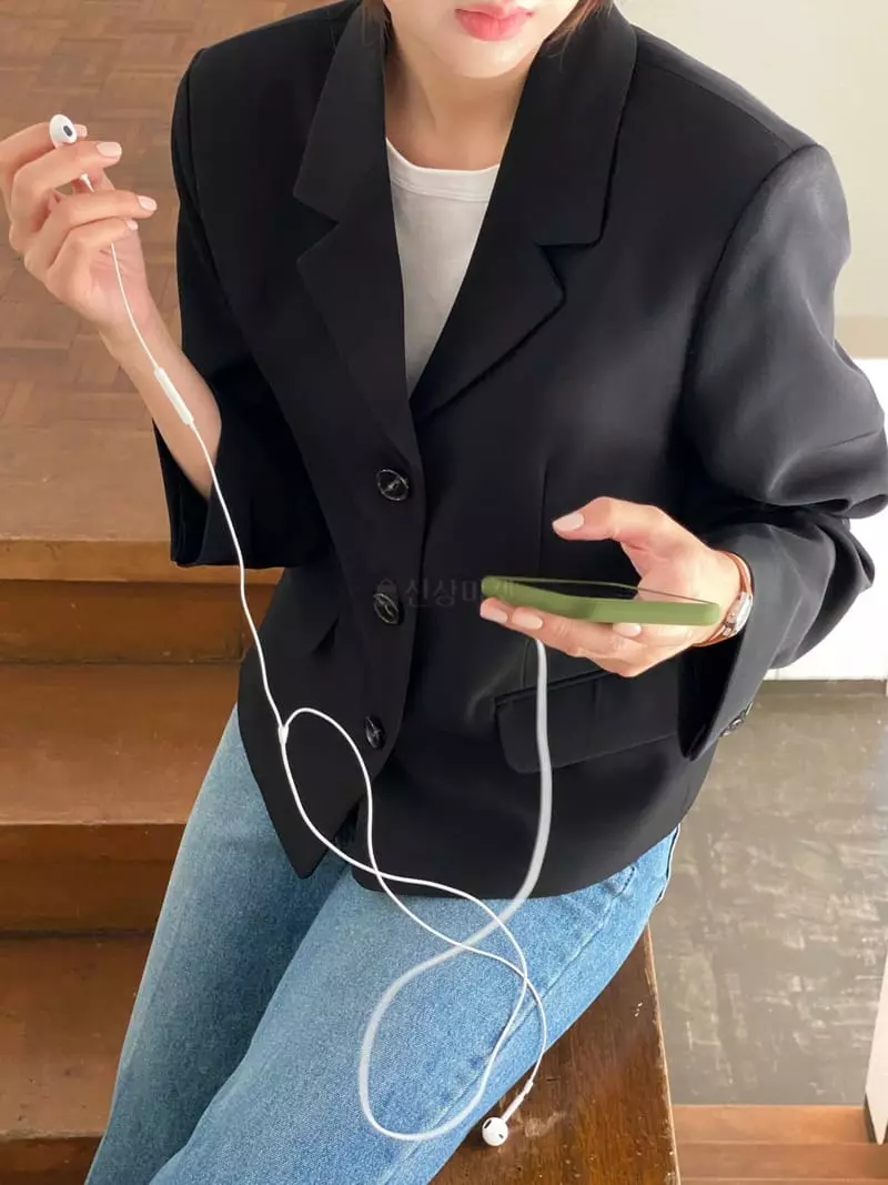 Oneand - Korean Women Fashion - #womensfashion - Flat Jacket - 2
