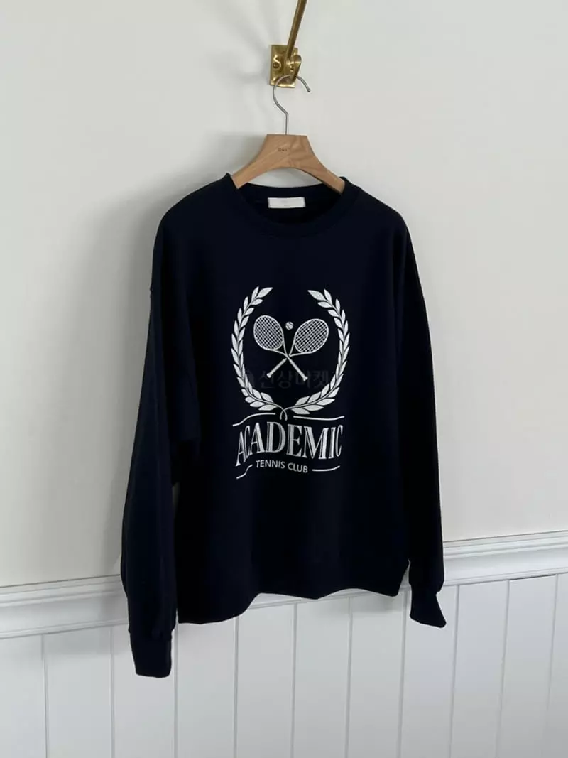 Oneand - Korean Women Fashion - #womensfashion - Tennis Sweatshirt
