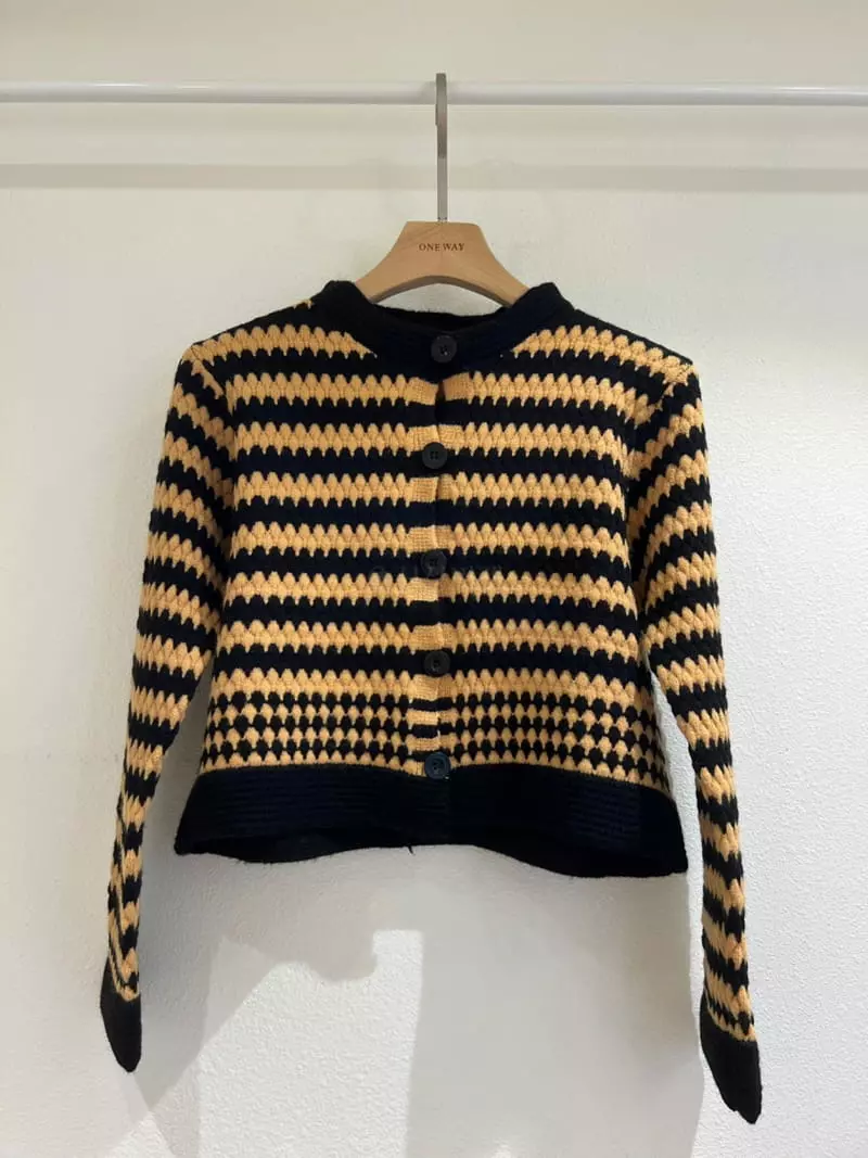 Oneway - Korean Women Fashion - #momslook - Cozy Stripes Knit Tee - 6