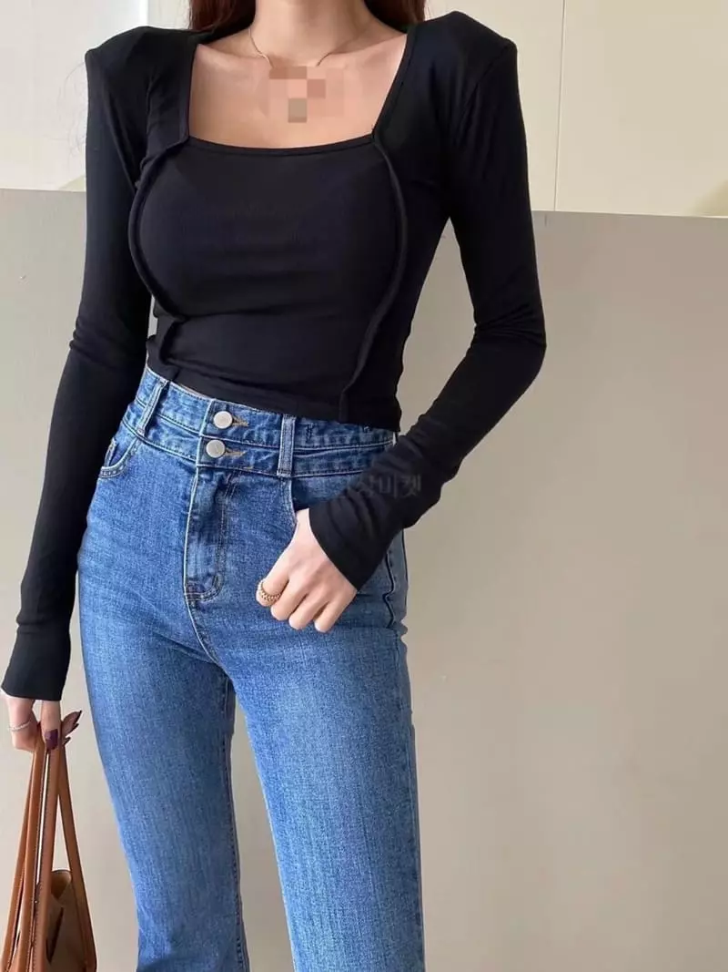 Oneway - Korean Women Fashion - #momslook - Pad Volume Tee