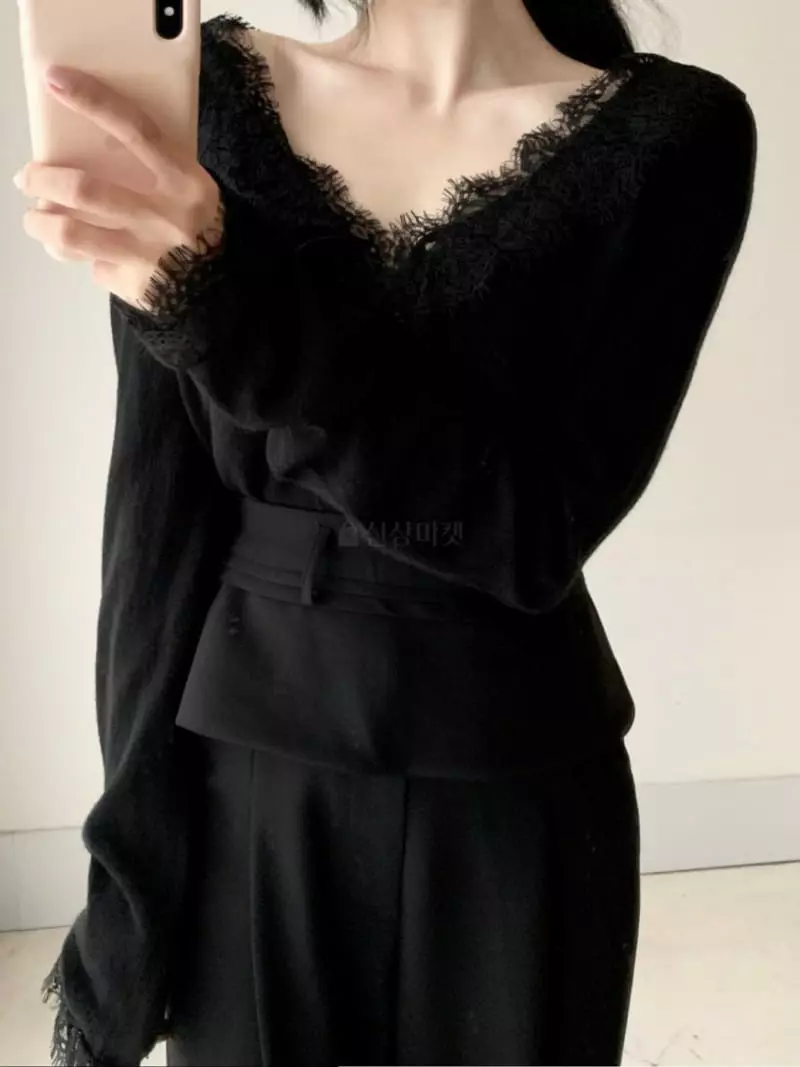 Oneway - Korean Women Fashion - #momslook - Lace Cardigan - 5