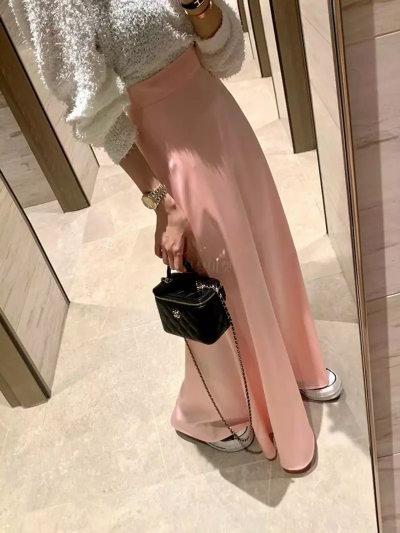 Oneway - Korean Women Fashion - #shopsmall - Satin Banding Skirt - 2