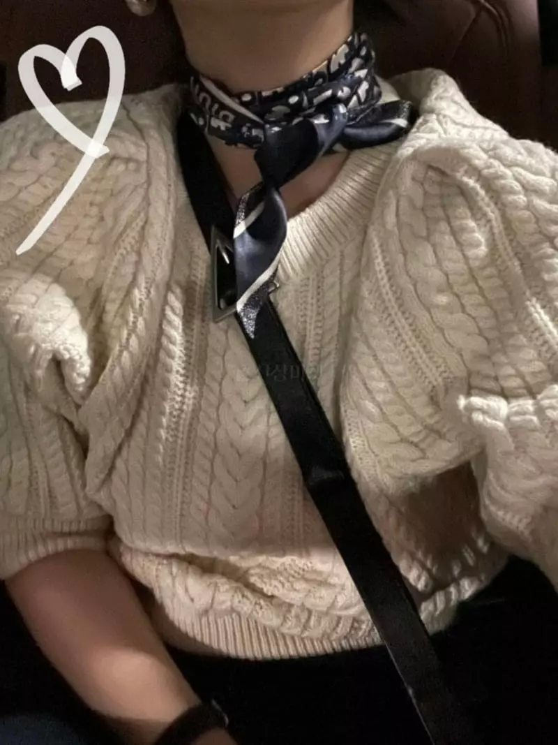 Oneway - Korean Women Fashion - #thelittlethings - Basic Twist Knit Tee