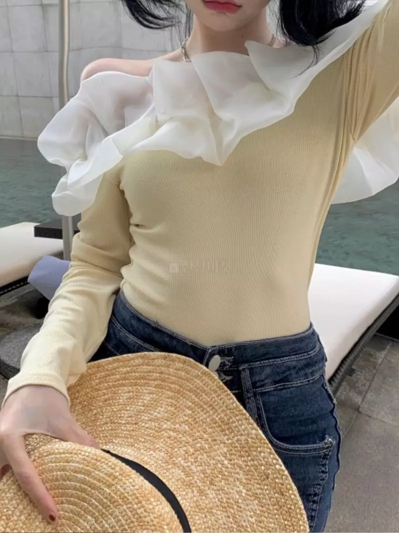 Oneway - Korean Women Fashion - #womensfashion - Prince Off Tee - 8