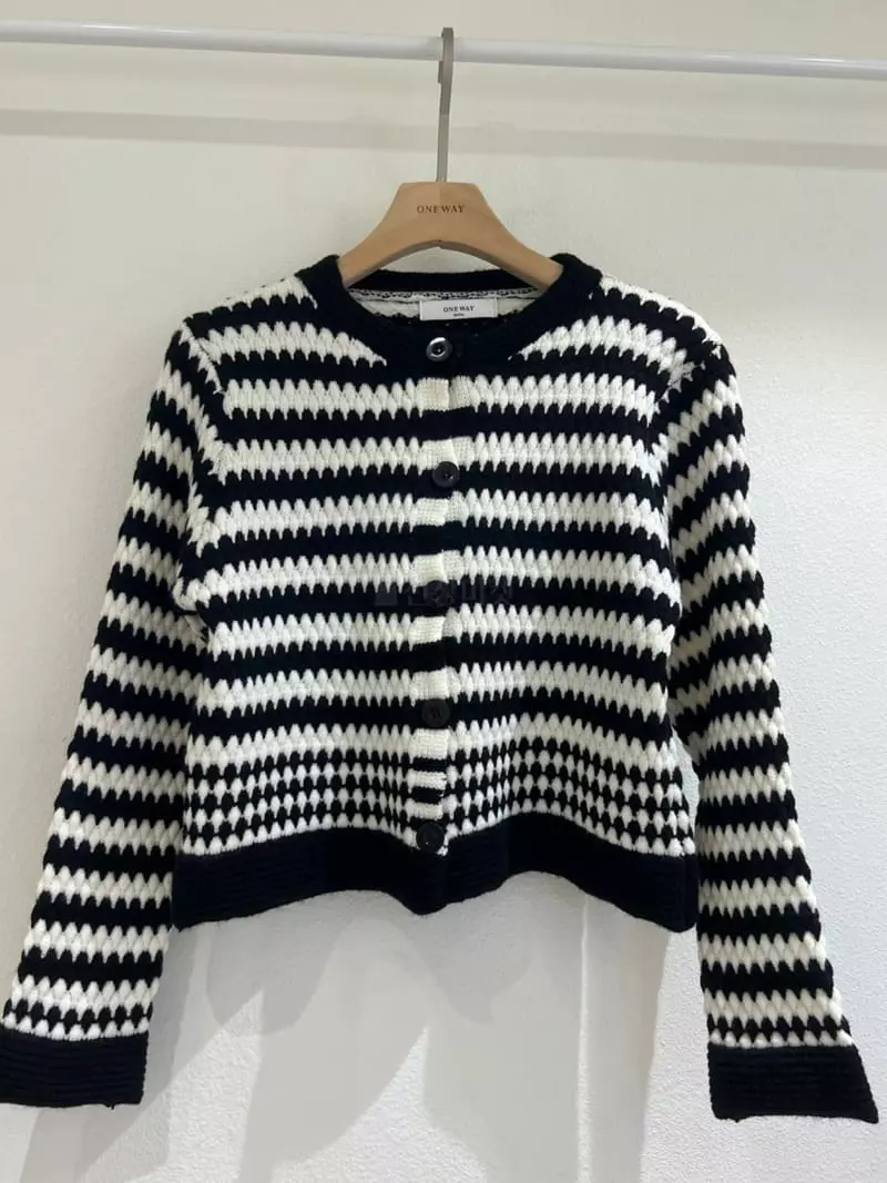 Oneway - Korean Women Fashion - #womensfashion - Cozy Stripes Knit Tee - 7